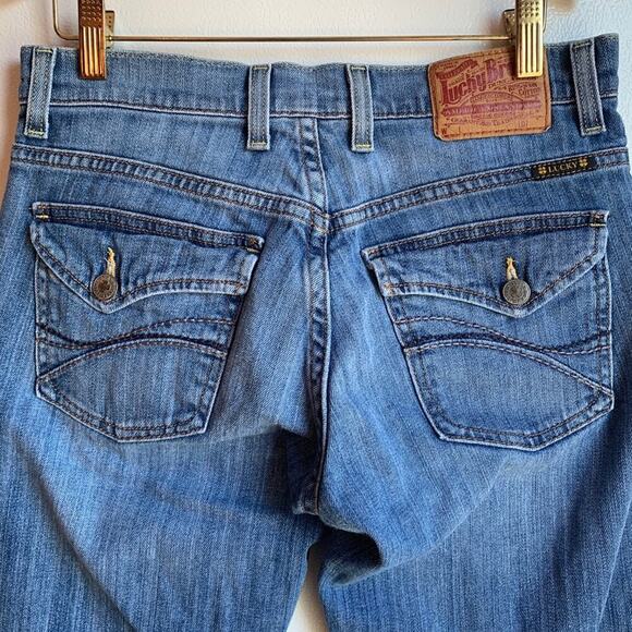 LUCKY BRAND Women’s Breeze Classic Crop Medium Wash Jeans / Size: 4 - Picture 9 of 10
